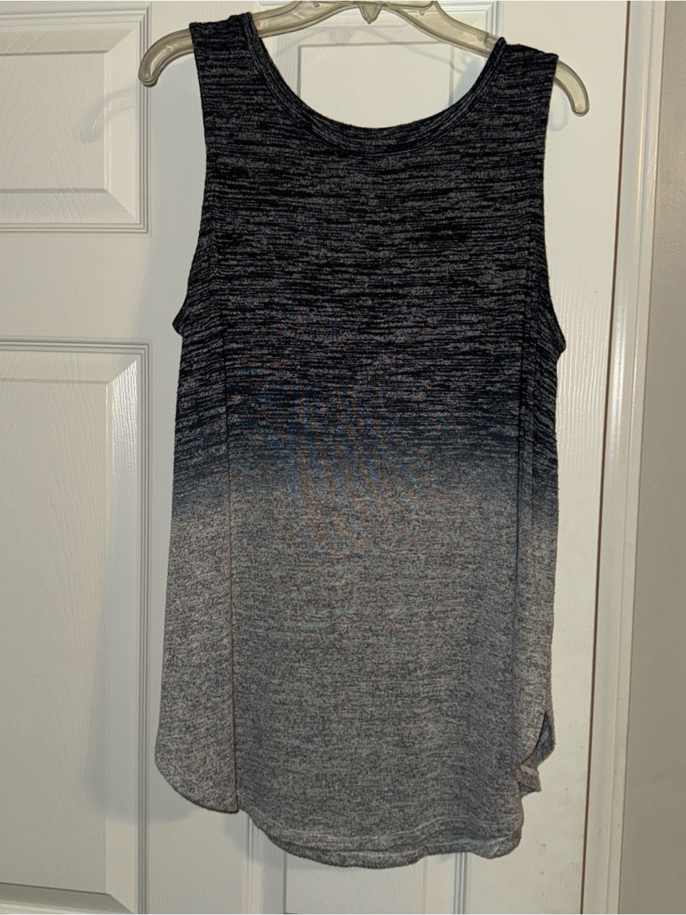 a.n.a Gray Ombre Sleeveless Knit Tank
